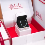 Lắc tay bạc nữ LiLi S999 đính đá CZ cao cấp hình cỏ 4 lá Jemma LILI_096645 — ảnh 6