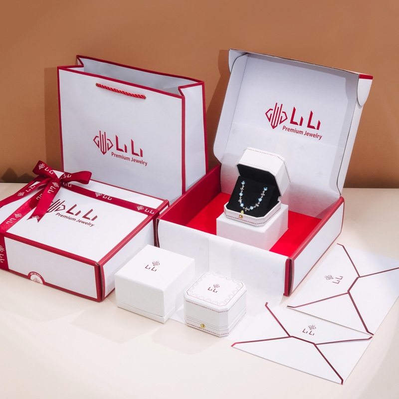 Lắc tay bạc nữ LiLi S999 đính đá CZ cao cấp hình cỏ 4 lá Jemma LILI_096645