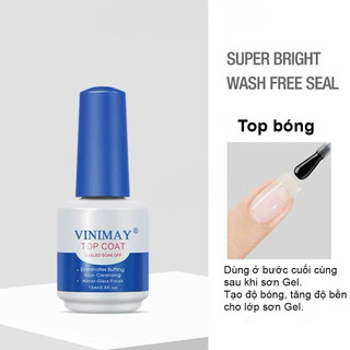 Base Top Cứng Móng Vinimay Kiềm Dầu, Liên Kết Bột, Top Loang, Top Gọt, Bộ Liên Kết Sơn Gel