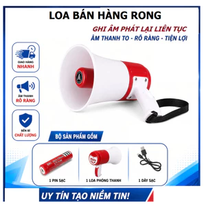 Loa bán hàng rong, hoạt động ngoài trời thông báo phóng đại âm thanh có ghi âm phát lại liên tục