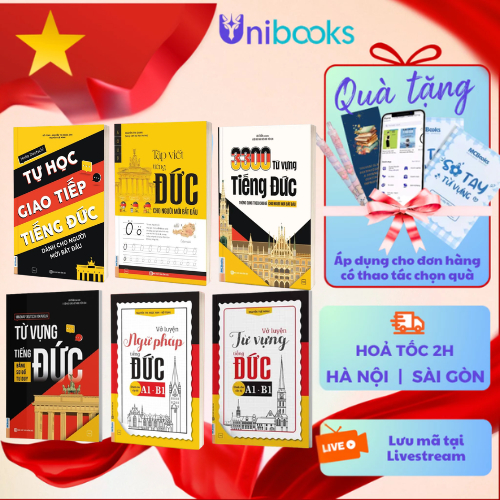Combo Sách - Trọn Bộ Tự Học Tiếng Đức Cho Người Mới Bắt Đầu - MCBooks