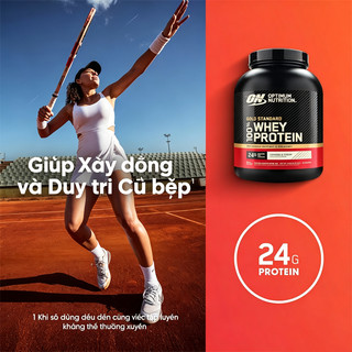 Whey Gold Standard 100% Isolate 5 lbs - 24g protein, 5,5g BCAAs, 4g glutamine, hương sô cô la đen