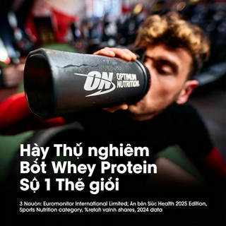Whey Gold Standard 100% Isolate 5 lbs - 24g protein, 5,5g BCAAs, 4g glutamine, hương sô cô la đen