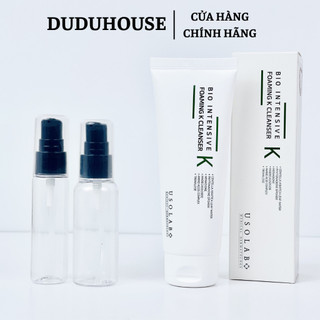 (Hàng Công Ty) Sữa rửa mặt USOLAB Bio Intensive Foaming K Cleanser Sạch Sâu Dịu Da 120ml Duduhouse
