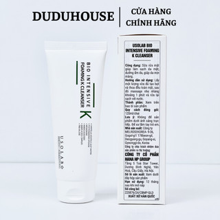 (Hàng Công Ty) Sữa rửa mặt USOLAB Bio Intensive Foaming K Cleanser Sạch Sâu Dịu Da 120ml Duduhouse
