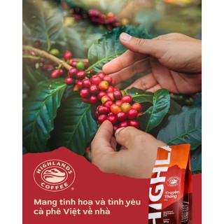 Mua 1Kg Tặng 200g - Cà Phê Rang Xay Truyền Thống Highlands Coffee