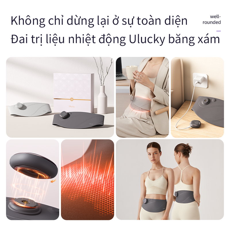 ULucky TD01 Thắt lưng massage chườm nóng Điều khiển nhiệt độ thông minh Quà tặng cho bạn gái Quà sinh nhật | BigBuy360 - bigbuy360.vn