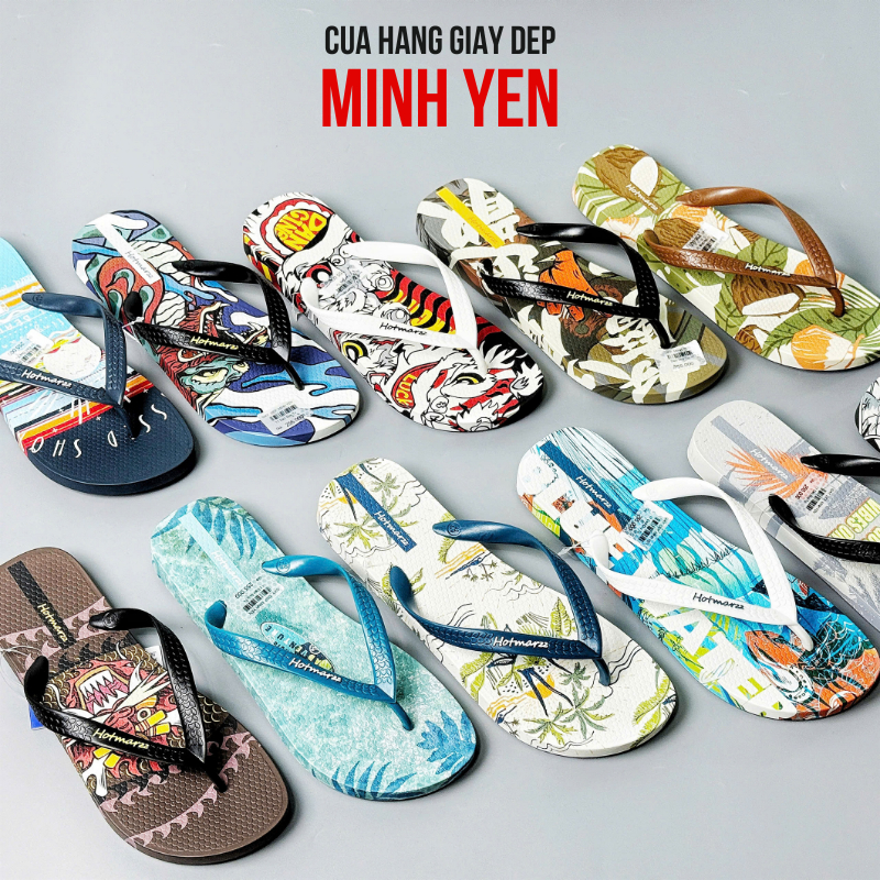 Dép Kẹp Hotmarzz Quai To Dép Kẹp Nam Nữ Quai Bản To Đế Êm Chống Trơn Unisex