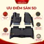 Thảm lót sàn Vinfast VF3 sàn NHỰA 5D TPE đúc vừa khít theo form xe,Sàn 5D CÓ TRÀN VIỀN SẴN RỐI Mẫu TL