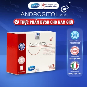 Andrositol Plus - Bổ Tinh Trùng Nam, Tăng Chất Lượng Tinh Trùng Và Khả Năng Thụ Thai Hộp 14 Gói