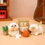 Blind Box Hộp Mù Mô Hình Mèo Xiêm Mini Kèm Phụ Kiện Đồ Chơi Quà Tặng Deocr Cute🐱MÈO XIÊM ĐẬU ĐINH