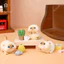 Blind Box Hộp Mù Mô Hình Mèo Xiêm Mini Kèm Phụ Kiện Đồ Chơi Quà Tặng Deocr Cute🐱MÈO XIÊM ĐẬU ĐINH