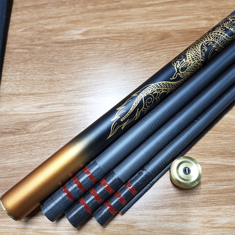 Cần câu đài Đế Vương Chư Hầu 6h đối trọng săn hàng chất liệu carbon xoắn cao cấp | Đồ Câu Ori