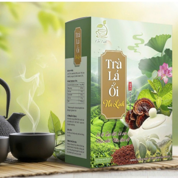 Hộp 30 Túi Trà Lá Ổi G.c Na Linh Thành Phần Thảo Mộc Thiên Nhiên Giúp Thanh Lọc Cơ Thể, Giữ Dáng