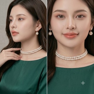 [ DAISYN ] N431 choker sát cổ, vòng cổ hạt Ngọc hạt trai sang trọng cho nữ