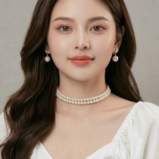[ DAISYN ] N431 choker sát cổ, vòng cổ hạt Ngọc hạt trai sang trọng cho nữ