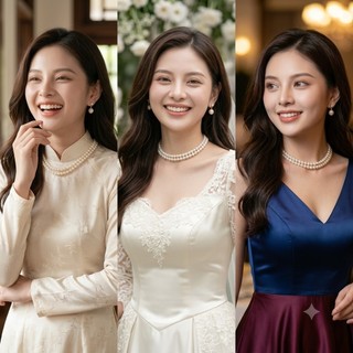 [ DAISYN ] N431 choker sát cổ, vòng cổ hạt Ngọc hạt trai sang trọng cho nữ