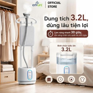 BÀN LÀ HƠI NƯỚC CÂY ĐỨNG CHIGO ZG-869，Bàn là cây đứng công suất mạnh 2000W là mọi loại vải，làm mờ nếp nhăn nhanh chóng