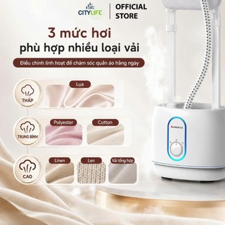 BÀN LÀ HƠI NƯỚC CÂY ĐỨNG CHIGO ZG-869，Bàn là cây đứng công suất mạnh 2000W là mọi loại vải，làm mờ nếp nhăn nhanh chóng