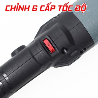 Máy mài góc chạy điện Workfix WF-AG980W công suất 980W - Máy cắt cầm tay điều tốc 6 cấp độ dùng đá 100mm cốt M10
