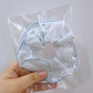 Scrunchies buộc tóc họa tiết gấu giữ tóc chắc, phụ kiện buộc tóc hằng ngày