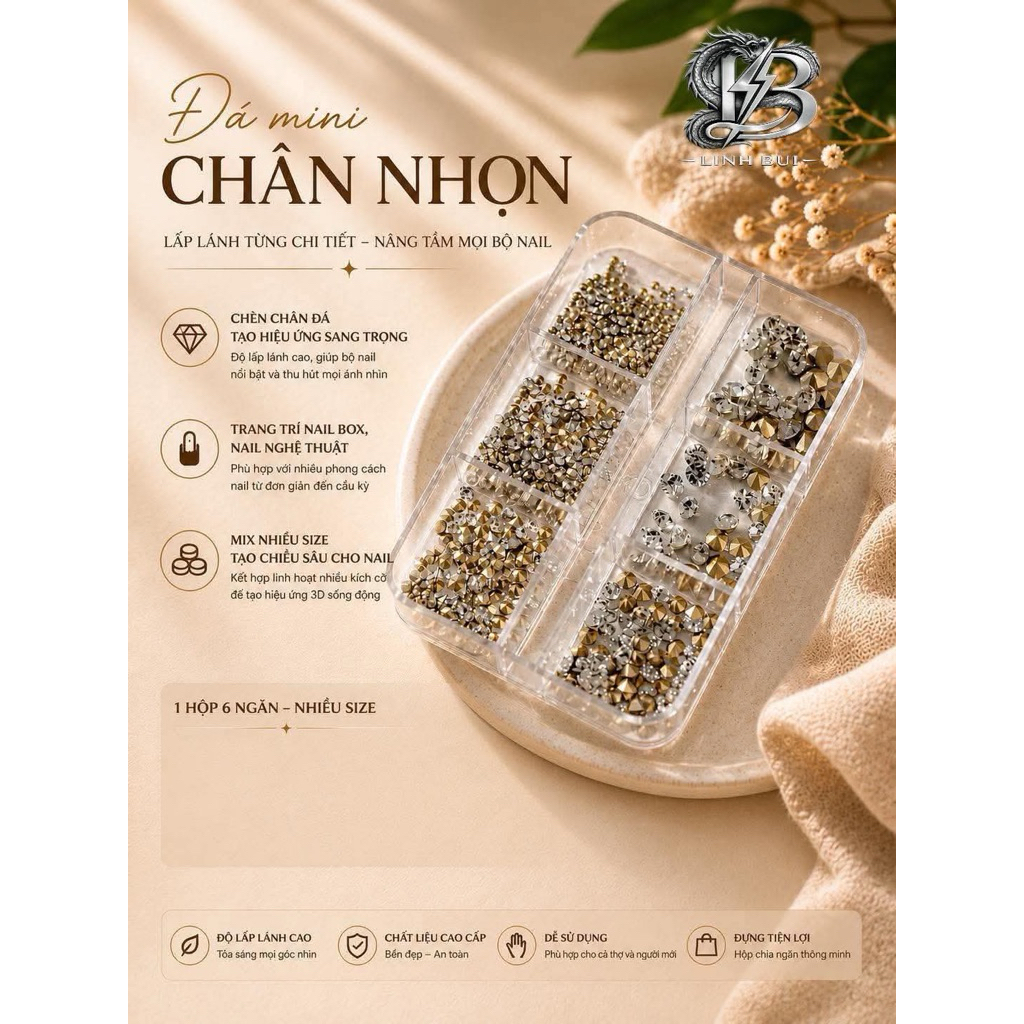 ✨ ĐÁ MINI CHÂN NHỌN NHIỀU SIZE ✨Linh Bùi