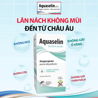 Lăn nách khử mùi dành cho nữ AQUASELIN Sensitive Women Dùng Cho Nữ Đổ Mồ Hôi ÍT