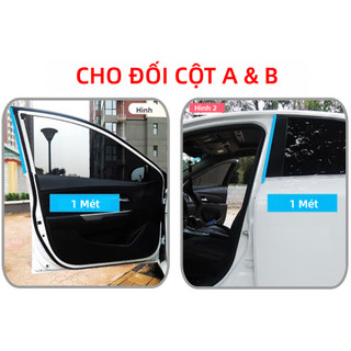 SEAMETAL Dải ron cao su xe hơi chữ Z tự dán chống bụi chống mưa giảm rung cửa xe bền đẹp êm