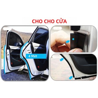 SEAMETAL Dải ron cao su xe hơi chữ Z tự dán chống bụi chống mưa giảm rung cửa xe bền đẹp êm