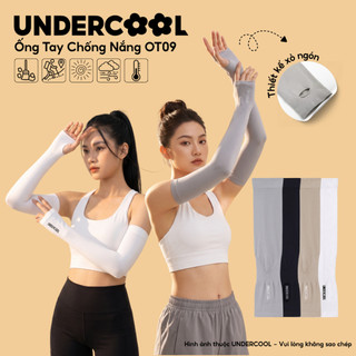 Combo 2 Đôi Găng - Ống Tay Chống Nắng UNDERCOOL Xỏ Ngón Nam Nữ, Ống Tay Thun Lạnh Bó Cơ Chống Tia UV UPF50+ OT09 - CB2