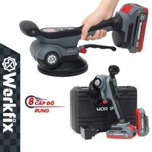 Máy Rung Hít Gạch Workfix WF-TTM8008S 21V Lực Hút 80Kg 8 Cấp Độ Rung Đế Hút 130mm 9000RPM