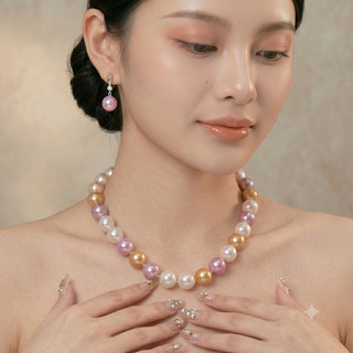 [ DAISYN ] N978 vòng cổ ngọc trai mặt hạt lớn mix màu , dây chuyền ngọc trai nhân tạo , chuỗi hạt ngọc