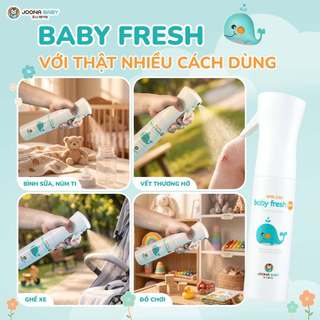 Xịt khuẩn Baby Fresh Air chai mini 80ml Joona Baby - Tiện Lợi Mang Ra Ngoài, An Toàn Cho Bé Sơ Sinh
