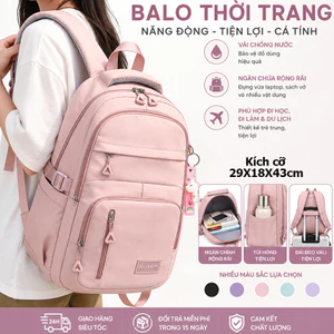 Balo đi học thời trang unisex nam nữ ulzzang học sinh sinh viên thiết kế nhiều màu cá tính #B8705