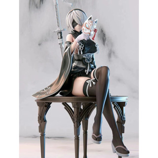 Figure YoRHa 2B, A2, 9S – NieR: Automata – Kimono Ver. – Mô Hình Trang Trí – Quà Tặng Game/Anime