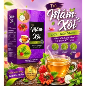 Trà Mâm Xôi Tứ Vị - Lá Mâm Xôi, Sâm Tố Nữ - Trà Đậm Vị 20 Túi