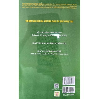 55 cặp tội danh dễ nhầm lẫn trong Bộ luật Hình sự (hiện hành) Xuất bản lần thứ năm - Năm 2026