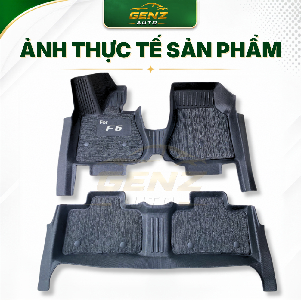 Thảm lót sàn VF6 - NHỰA 5D TPE đúc nguyên khối, không mùi, chuẩn khít form xe, chống thấm nước -TLY
