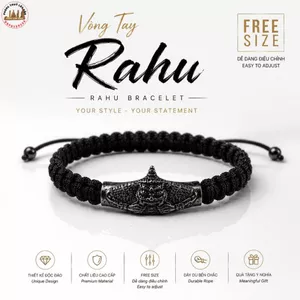 Vòng Đeo Tay Rahu Tông Đen – Phụ Kiện Cá Tính, Dễ Phối Đồ