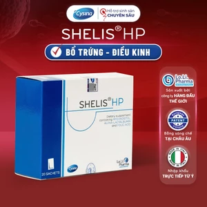 Shelis HP – Bổ Trứng, Điều Kinh Cho Phụ Nữ Mắc PCOS, Cải Thiện Chức Năng Sinh Sản, Gia Tăng Tỷ Lệ Thụ Thai Hộp 20 Gói