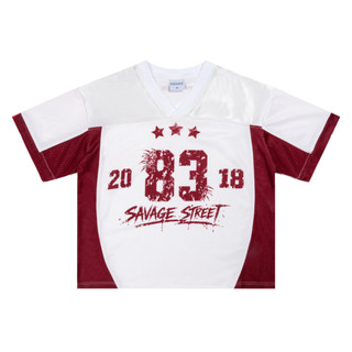 Áo thun form Boxy SAVAGE JERSEY Lưới, vải bóng PARADOX AT6P0484