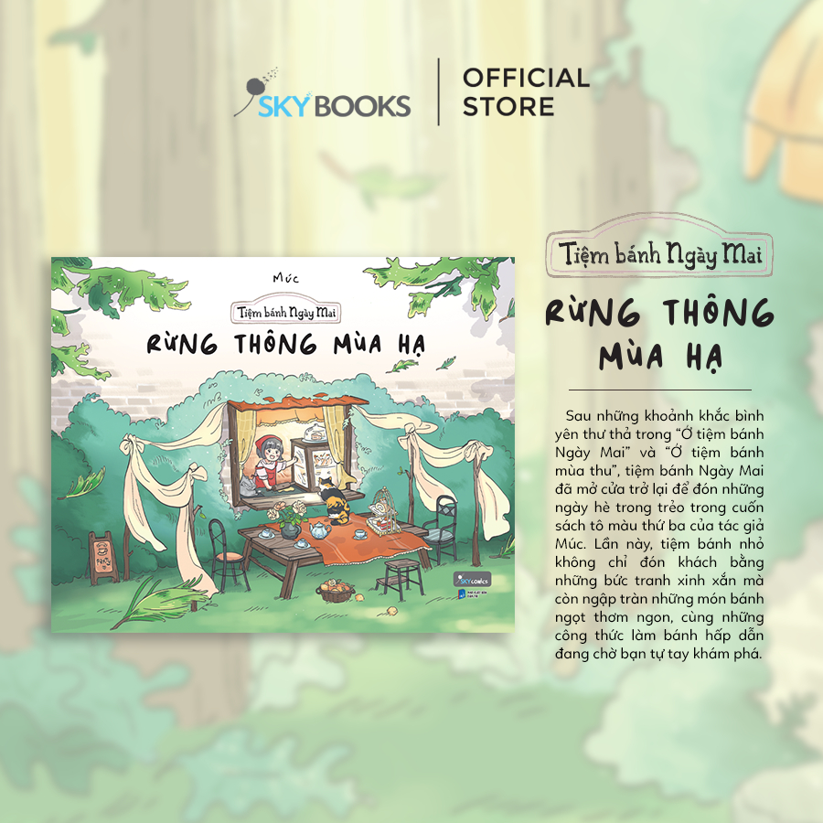 Sách Tô Màu - Rừng Thông Mùa Hạ