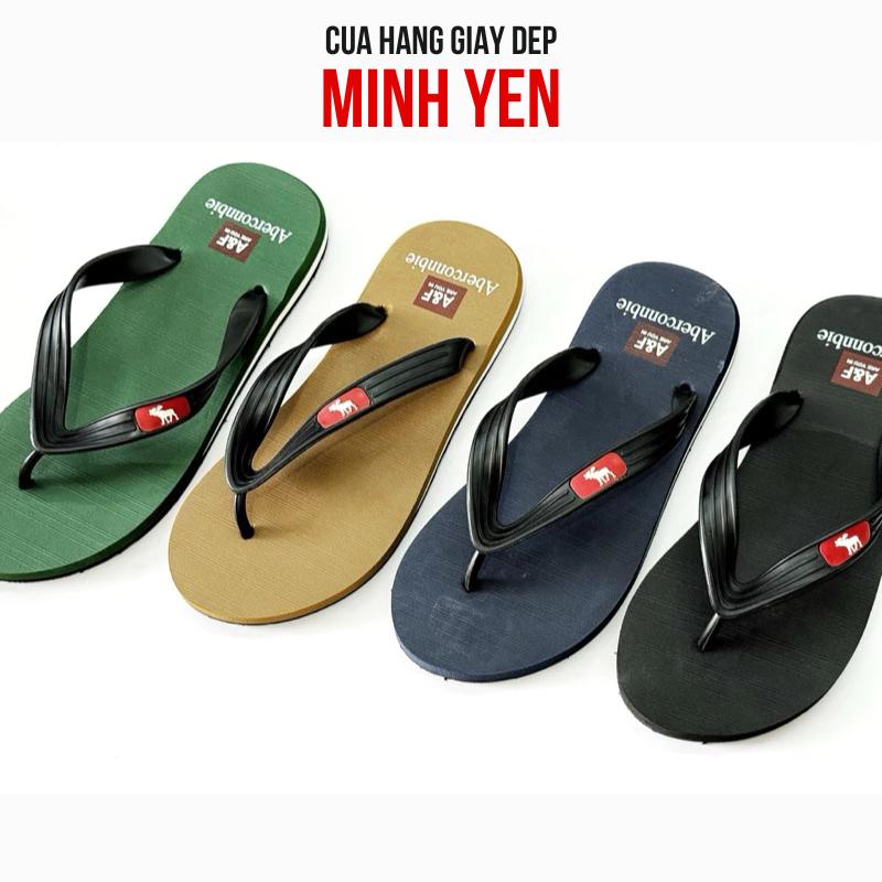 Dép Xỏ Ngón Nam Aberconnbie Tông Hươu Kẹp Hươu 2 Lớp Đế Êm Chống Trơn Đi Biển Đi Chơi Fullsize 38-42