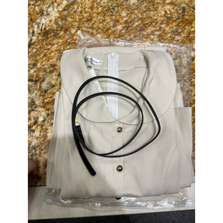 (G105) Váy Cúc Cộc Tay Dáng Dài 115cm