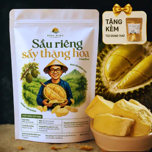 Sầu Riêng Sấy Thăng Hoa 200g - Bình Minh Farm Đắk Lắk | Sầu Riêng Sấy Giòn, Sầu Riêng Sấy Khô, Không Thêm Đường