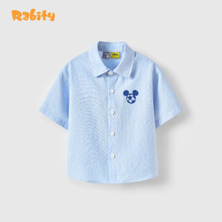 [Disney | Mickey] Áo sơ mi ngắn tay bé trai Rabity 502.021