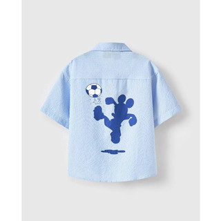 [Disney | Mickey] Áo sơ mi ngắn tay bé trai Rabity 502.021