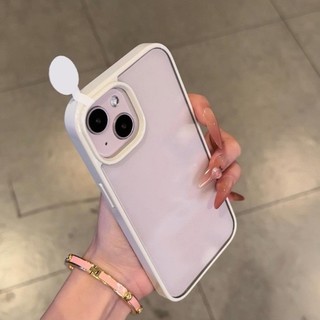 Dành Cho IPhone 16 15 14 plus 13 12 11 Pro Max Dopamine Trong Suốt acrylic Màu Hồng Chống Rơi Vỏ Mềm