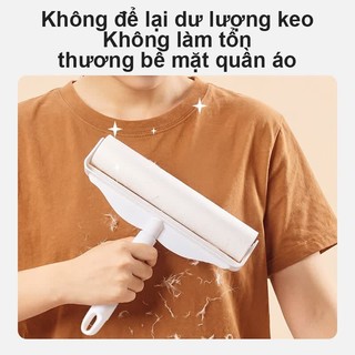 YOWXII Combo Cây Lăn Bụi Cán Dài,Cán Ngắn Lõi Lăn Size 24cm,phủi bụi quần áo ghế sofa chăn mềngiường
