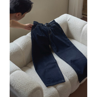 Quần Jean Raw Denim Xếp Ly Form Baggy – Cleant Fit, Hiện Đại - CCROPSTUDIO